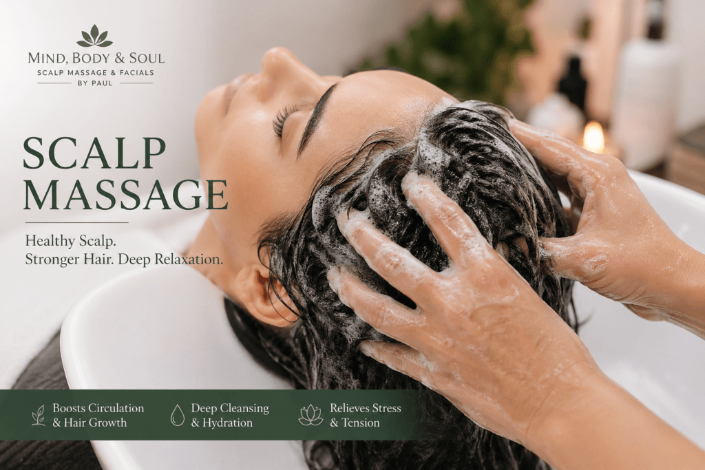 Scalp massage for relaxation and wellness in lake jackson, tx